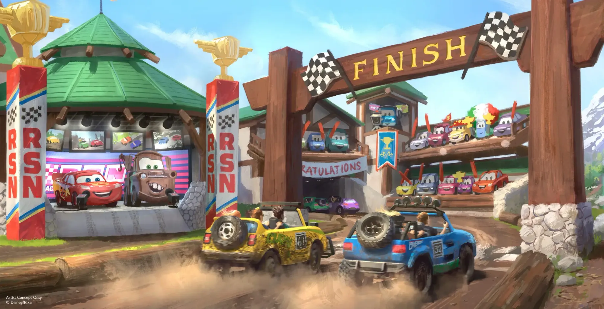 Tudo que se sabe sobre a nova área de Carros no Magic Kingdom